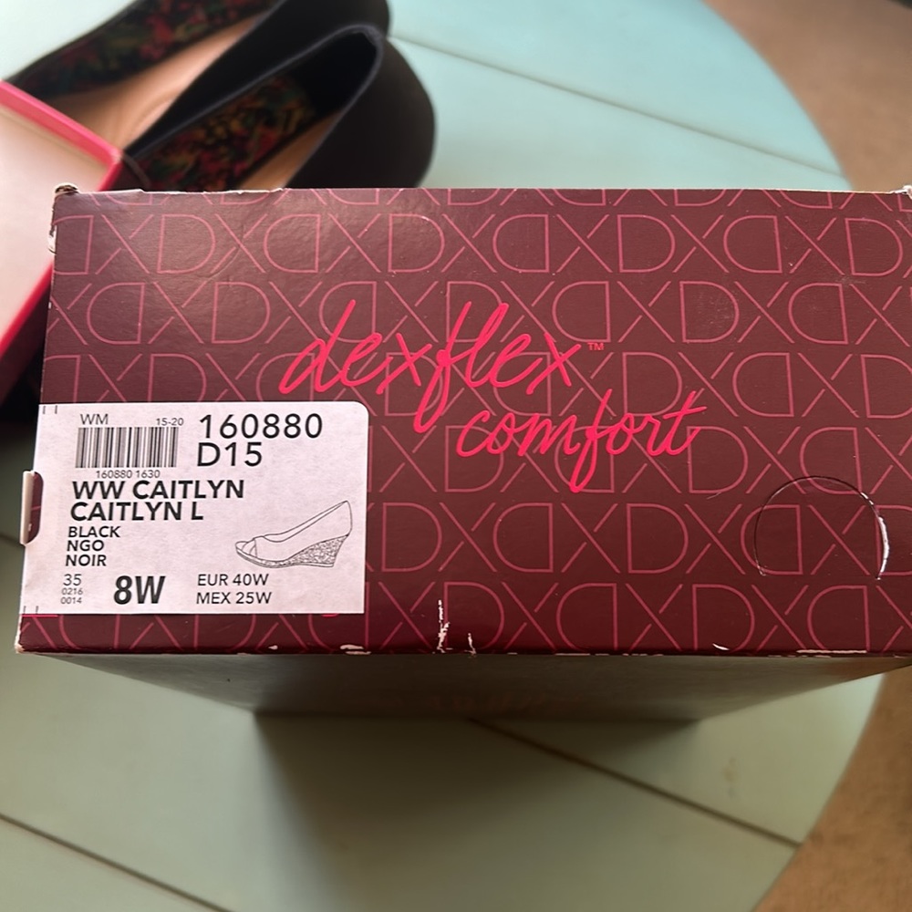 Dexflex Comfort Caitlyn Comfort Wedge Sandals Sz 8W - Picture 14 of 14